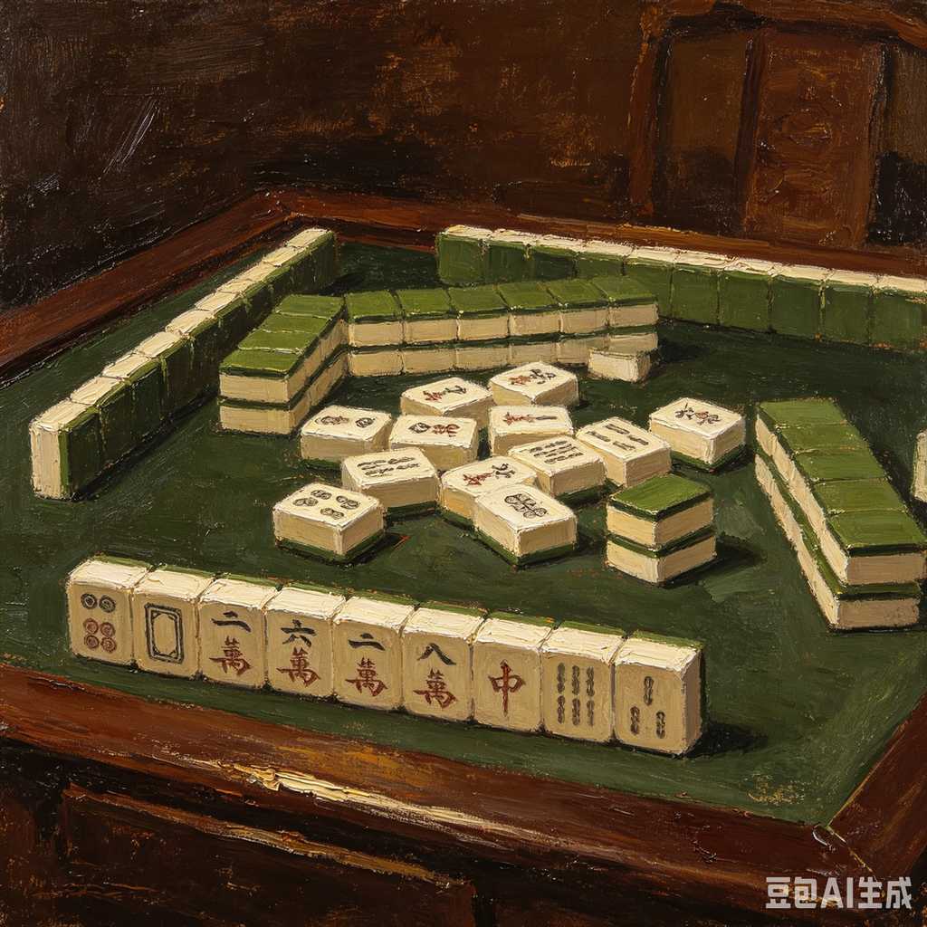 unique color mahjong tiles design
