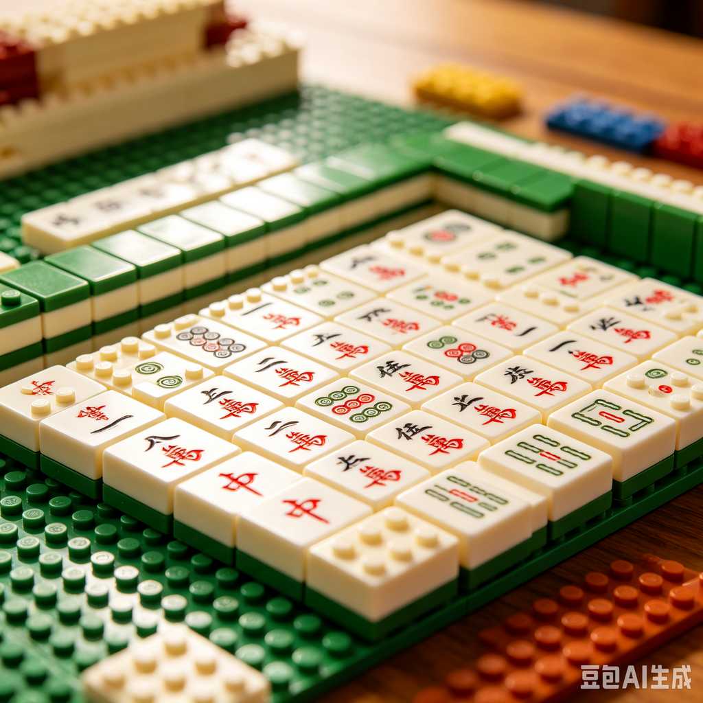 light mahjong set for easy carry