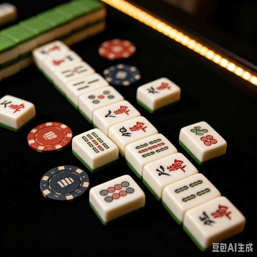 hand painted mahjong tiles